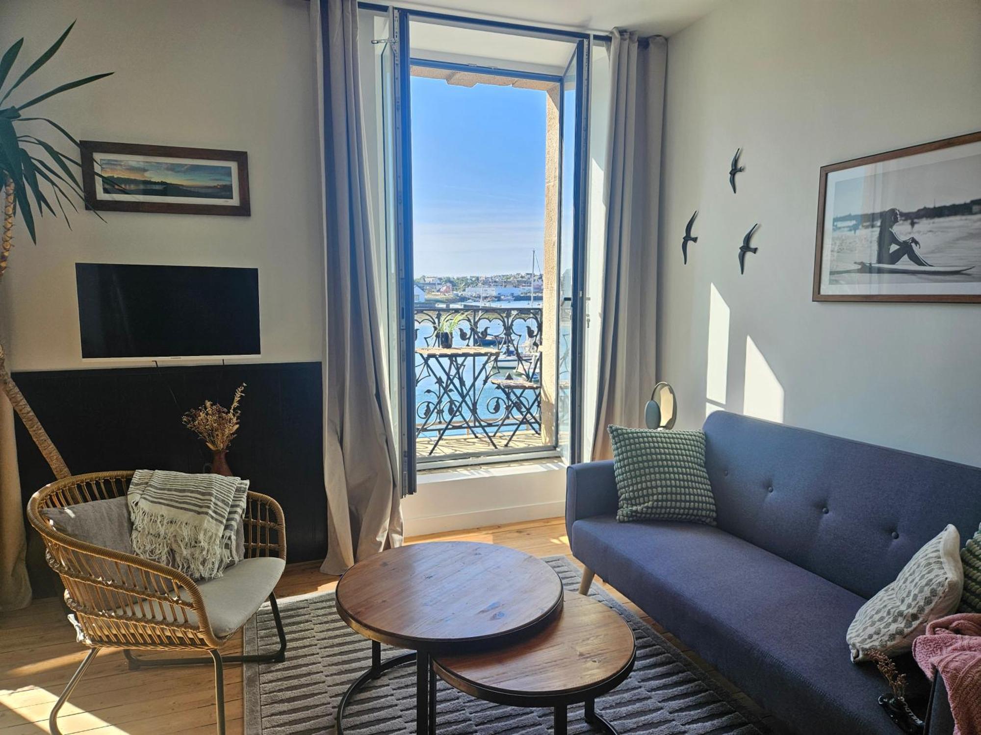 Anatoline Audierne Appart'Hotel Vue Mer - Sea & Harbor Stay Exterior foto