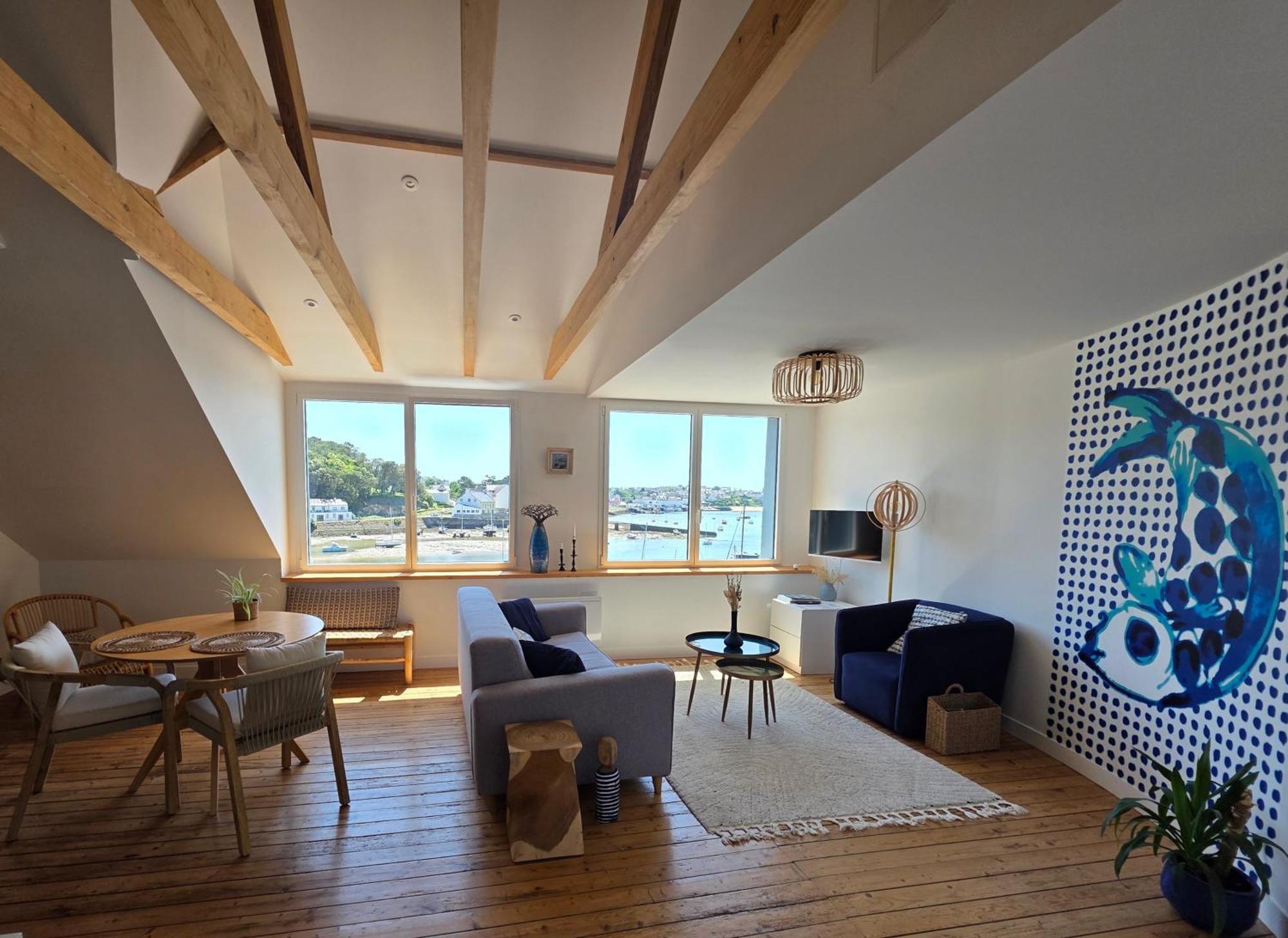 Anatoline Audierne Appart'Hotel Vue Mer - Sea & Harbor Stay Exterior foto